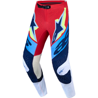 Pantalón Alpinestars Supertech Dyna rojo / blanco / azul marino 2027