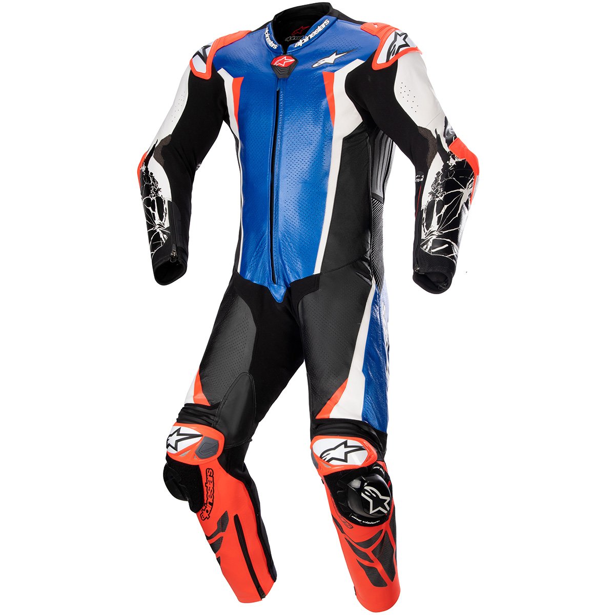 Mono Alpinestars Racing Absolute V2 Professional Metallic Blue / Black / White Rdfl