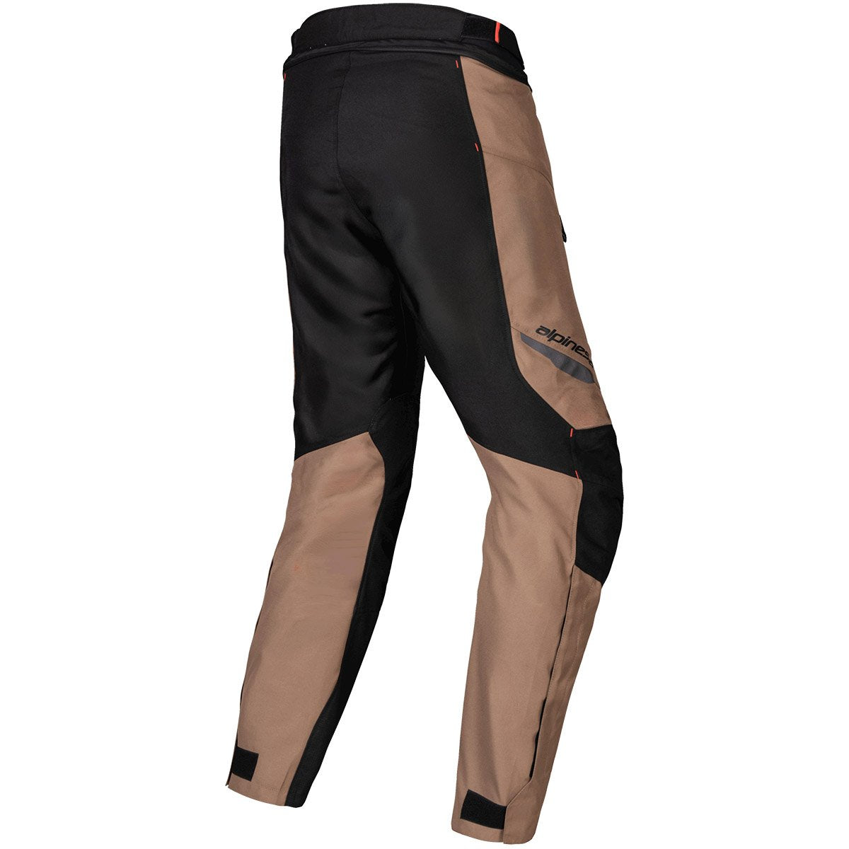Pantalón Alpinestars ST-1 WP caqui oscuro / arena / negro / rojo flúor