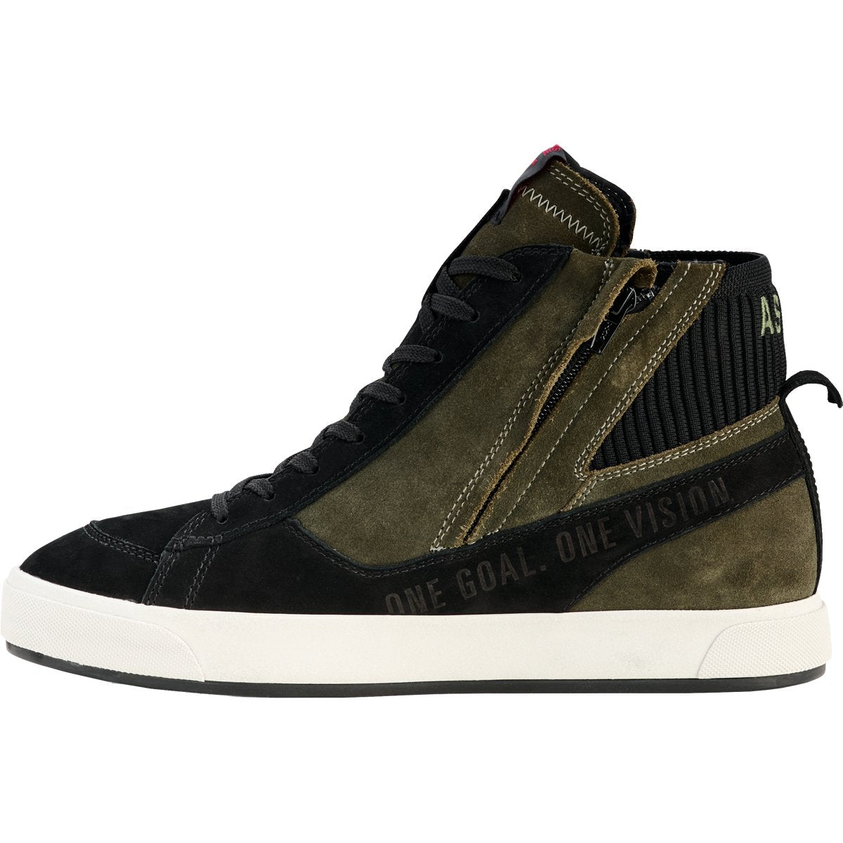 Botas Alpinestars Stated WP verde militar / negro / blanco