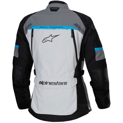Chaqueta Alpinestars Stella Bogotá Pro Drystar® Lady gris hielo / negro / cian