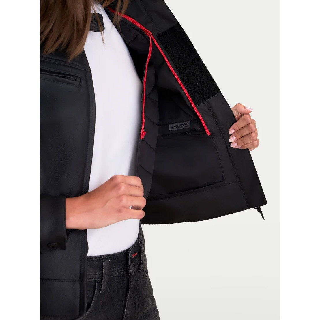 Chaqueta de piel Alpinestars Stella Maver-X Lady negro