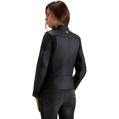 Chaqueta de piel Alpinestars Stella Maver-X Lady negro