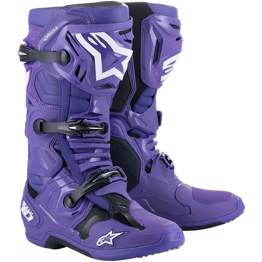 Botas Alpinestars Tech 10 ultravioleta negro