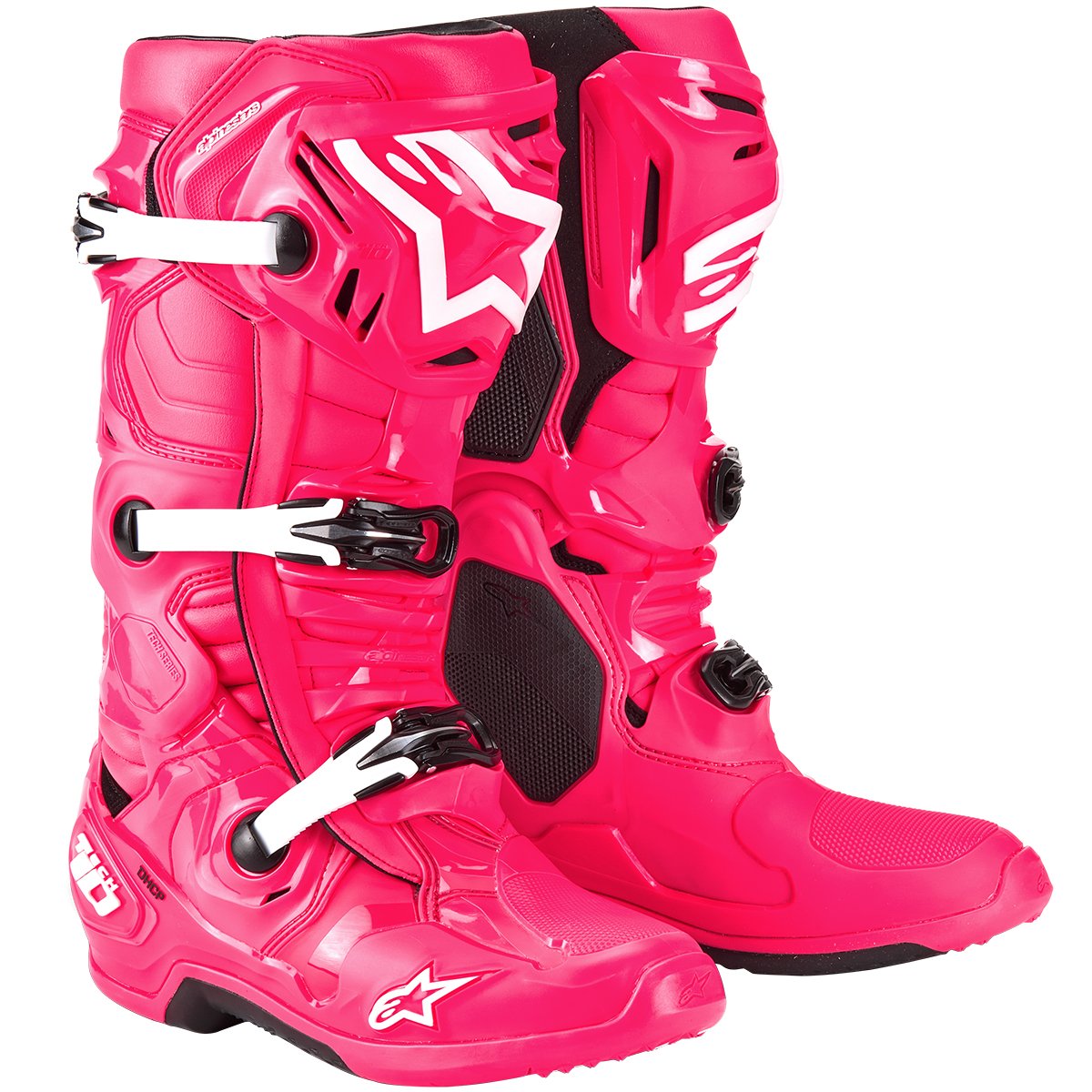 Botas Alpinestars Tech 10 Diva rosa blanco
