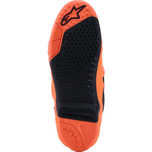 Botas Alpinestars Tech 10 Supervented naranja negro blanco