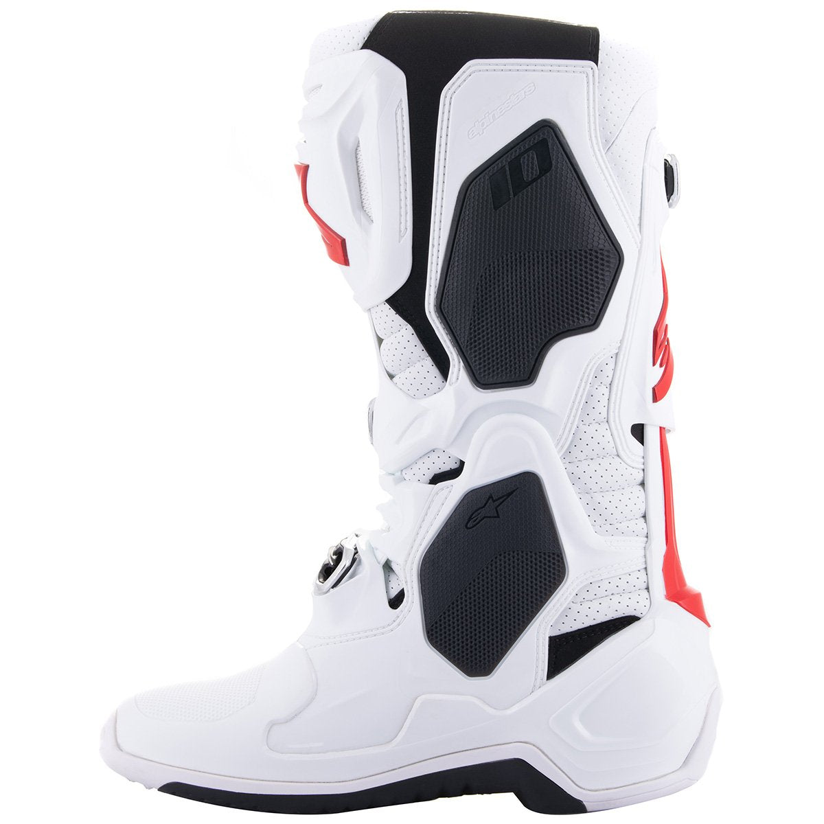 Botas Alpinestars Tech 10 Supervented blanco rojo