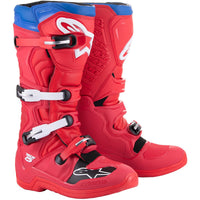 Botas Alpinestars Tech 5 rojo / rojo oscuro / azul