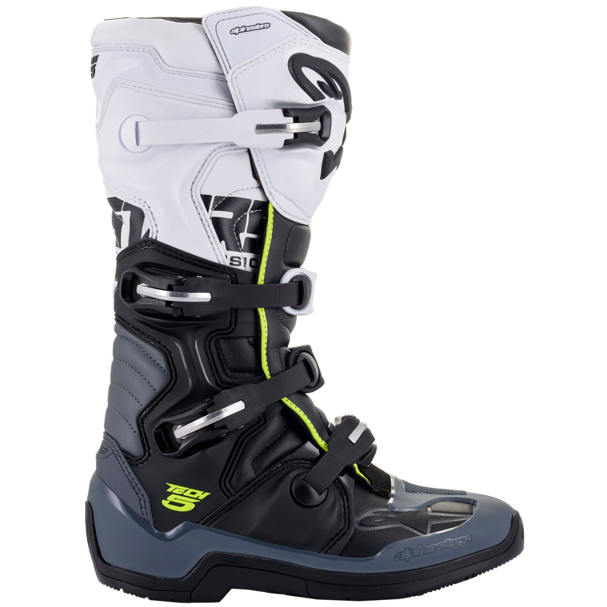 Botas Alpinestars Tech 5 negro / gris oscuro / blanco