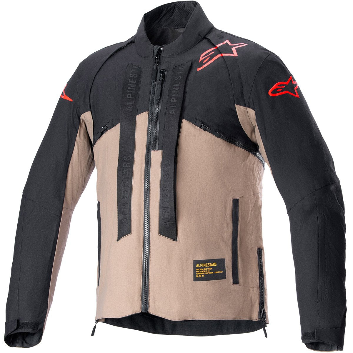 Chaqueta Alpinestars Techdura Black / Falcon Brown