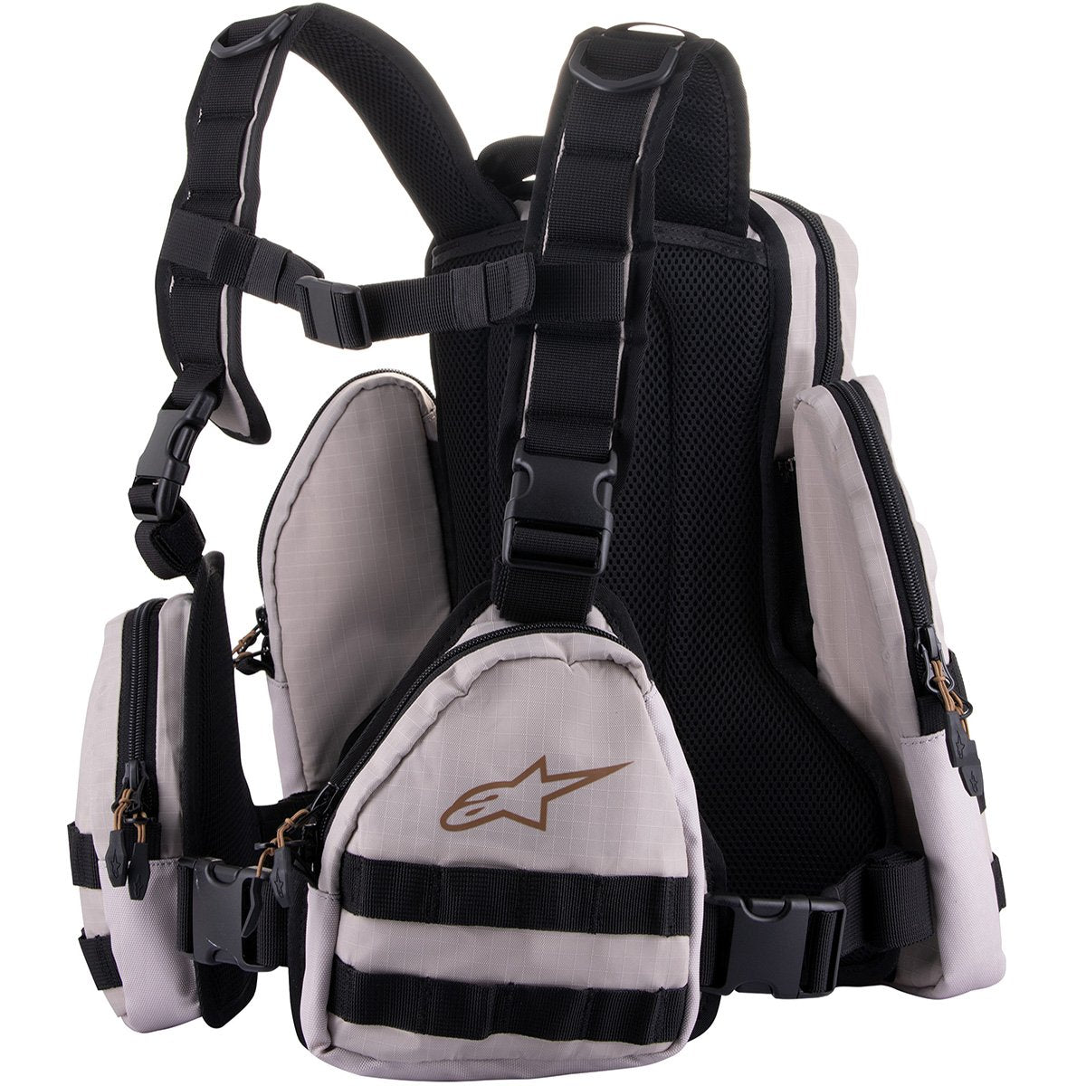 Chaleco Alpinestars Techdura Tactical Pack Warm Gray / Black