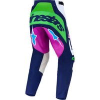 Pantalón Alpinestars Techstar blanco / azul / verde flúor 2027