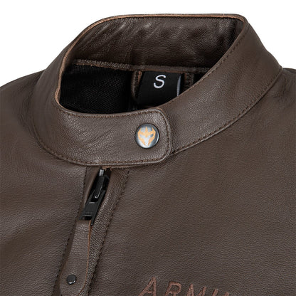 Chaqueta de piel Armure Beverley AAA Lady marrón
