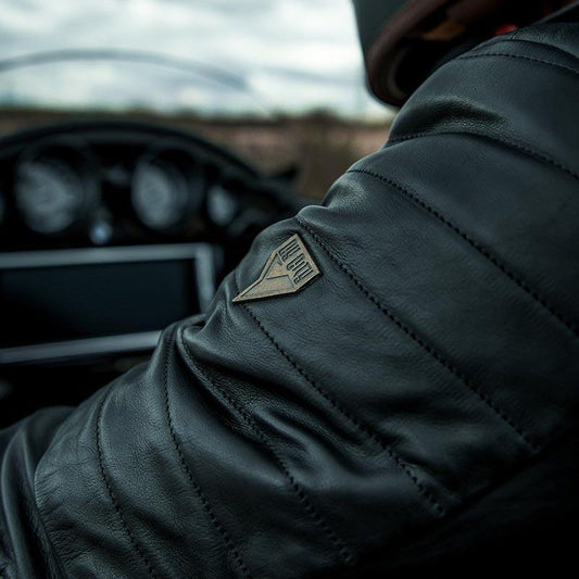 Chaqueta de piel By City King II negro