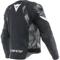 Chaqueta de piel Dainese Avro 5 negro / blanco / antracita