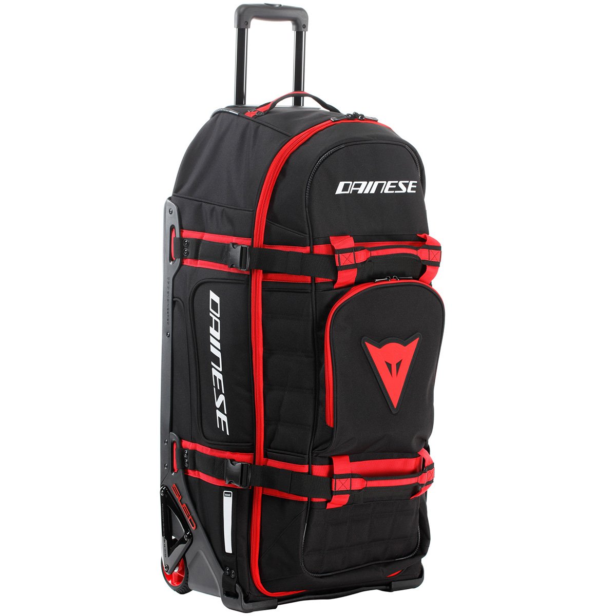 Bolsa con ruedas Dainese D-Rig 2 Wheeled Bag Black / Red