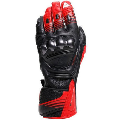Guantes Dainese Fiero Metal negro rojo blanco