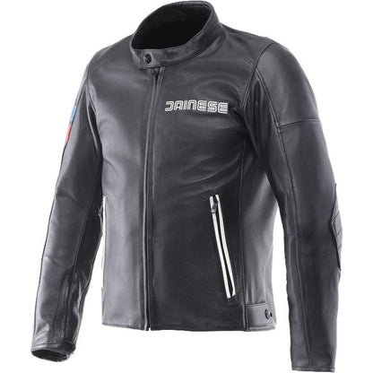 Chaqueta de piel Dainese Leggenda negro