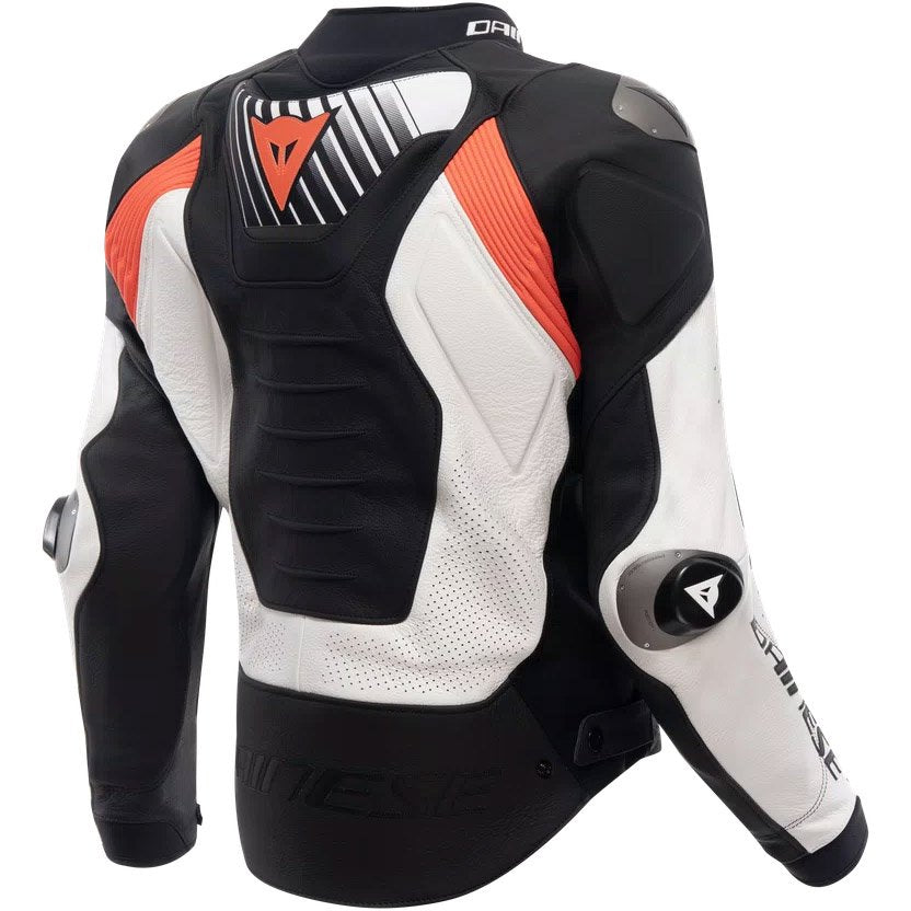 Chaqueta Dainese Super Speed 5 Perf negro / blanco / rojo flúor