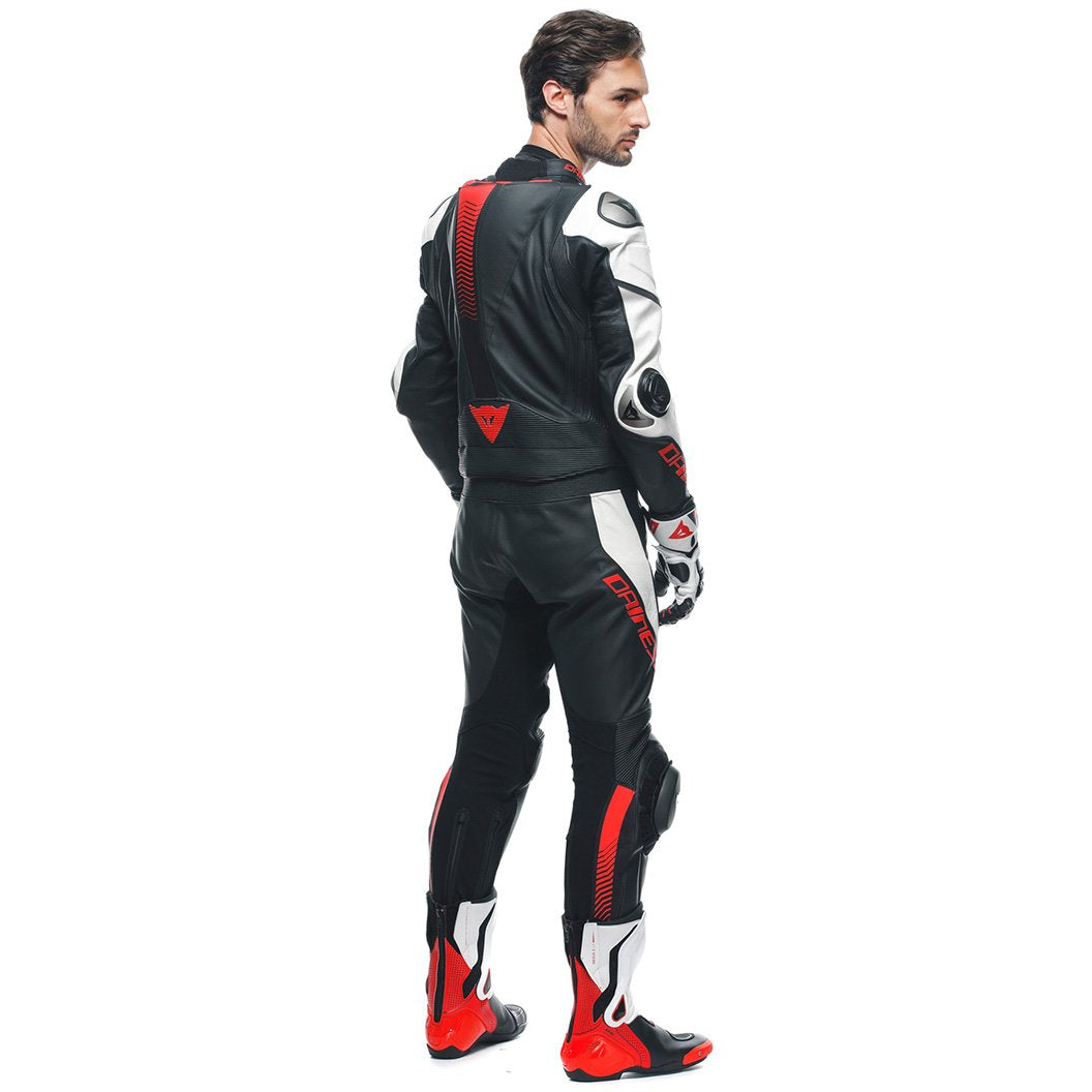 Mono Dainese Laguna Seca 5 negro / blanco / rojo lava