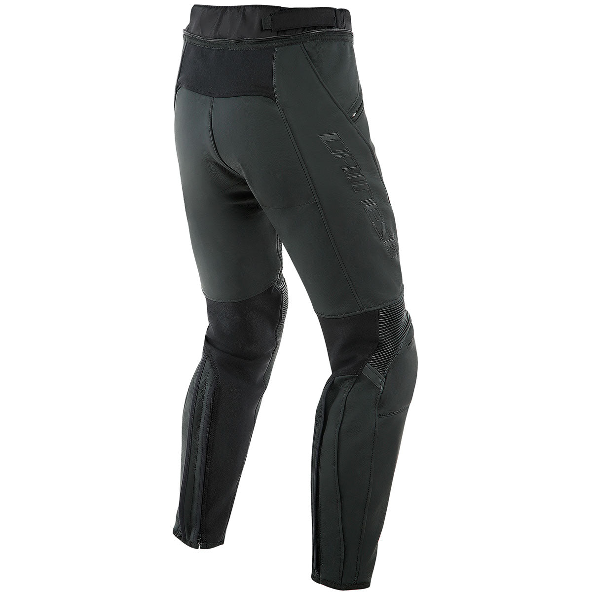 Pantalón de piel Dainese Pony 3 Estiva negro mate