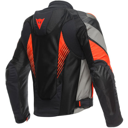 Chaqueta Dainese Super Rider 2 Absoluteshell negro / gris oscuro / rojo flúor