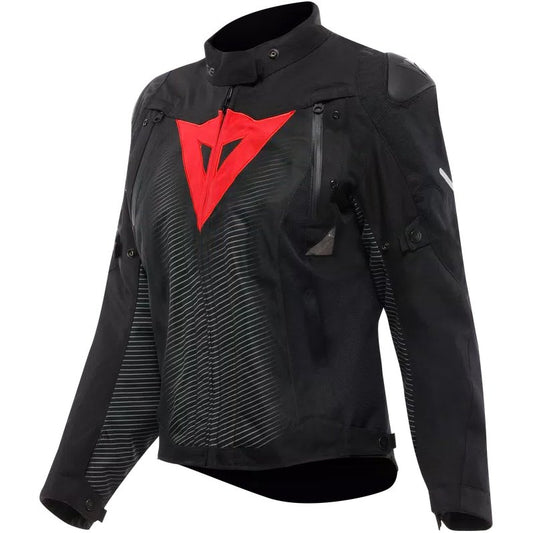 Chaqueta Dainese Super Sprint D-Dry Lady negro / negro / rojo lava