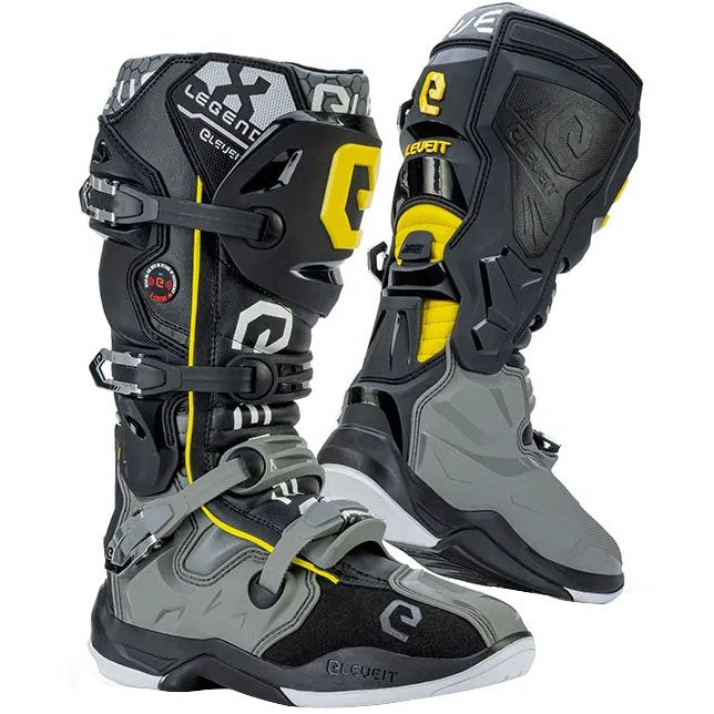 Botas Eleveit X-Legend gris amarillo