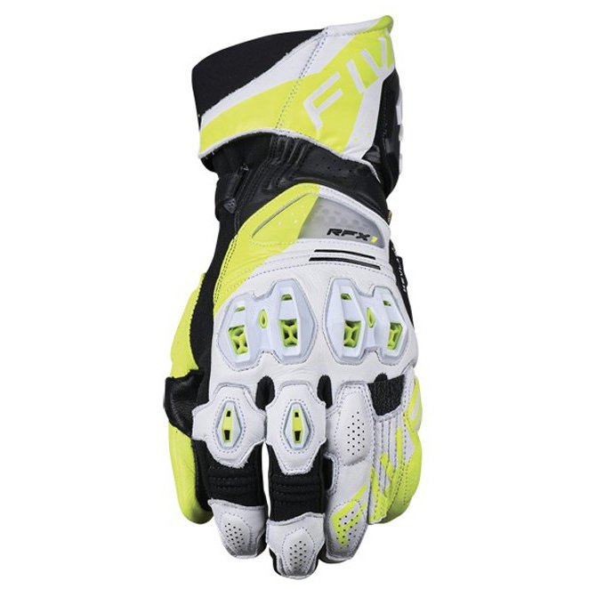 Guantes Five RFX1 Evo blanco amarillo flúor