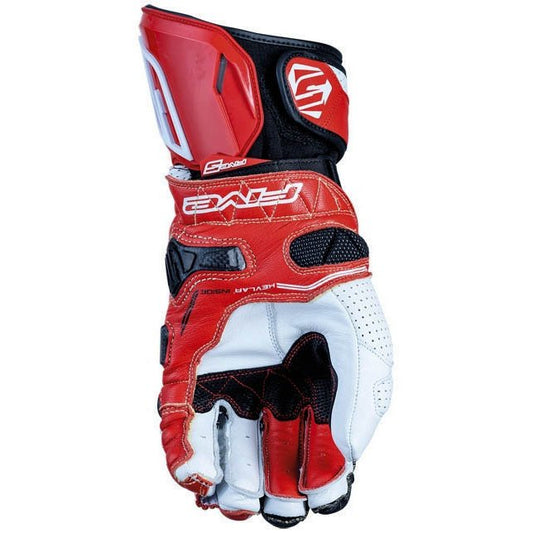 Guantes Five RFX Race V2 blanco rojo