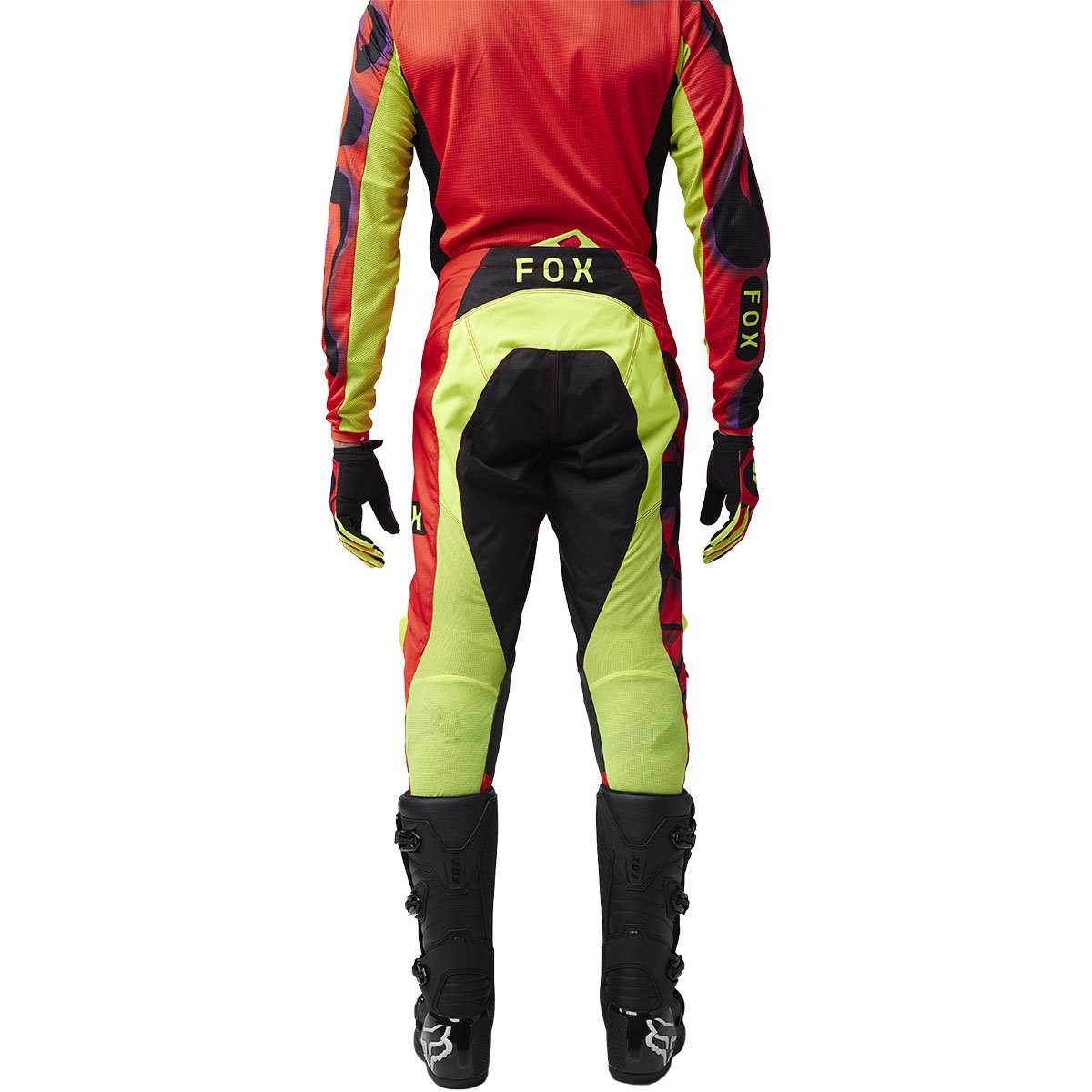 Pantalón Fox 180 Emotion rojo flúor 2025