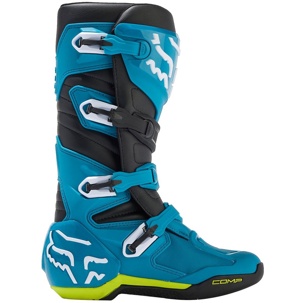 Botas Fox Comp azul amarillo