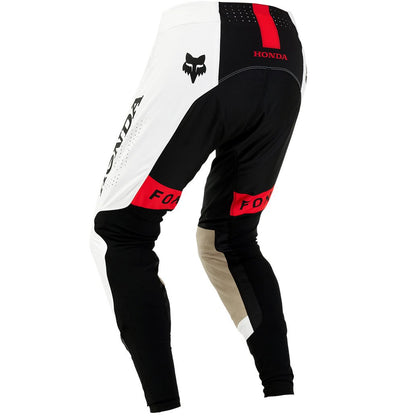 Pantalón Fox Flexair Honda negro blanco