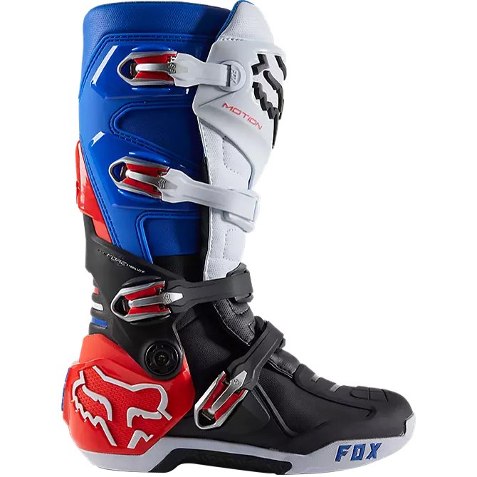Botas Fox Motion Unity LE White / Red / Blue