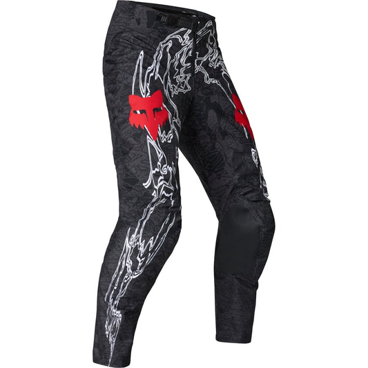 Pantalón Fox 180 Abyss negro / rojo 2027