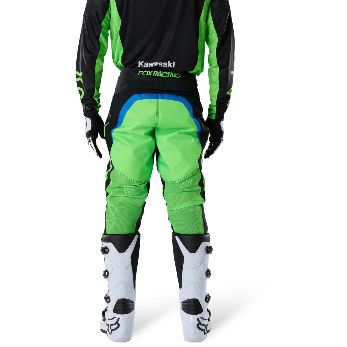 Pantalón Fox 180 Kawasaki negro 2027