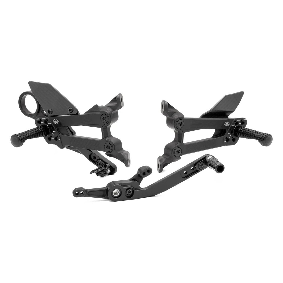 Estriberas Gilles FXR BMW S 1000 RR negro