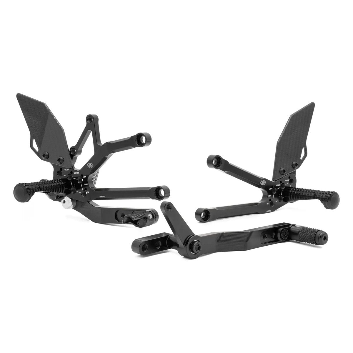 Estriberas Gilles FXR Triumph Daytona 660 negro