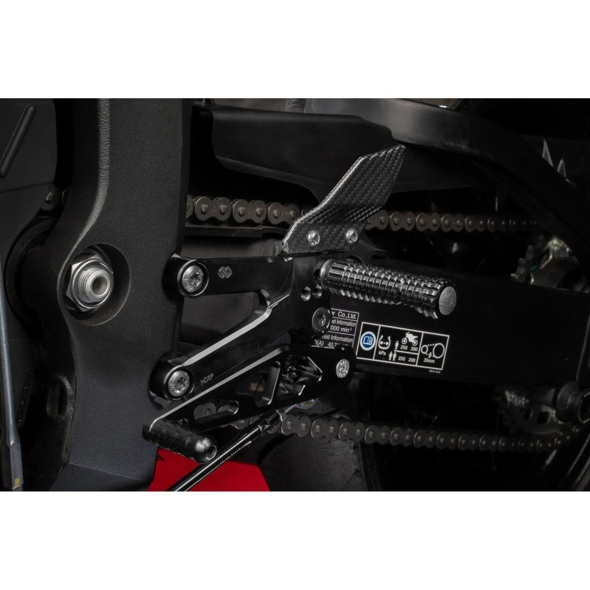 Estriberas Gilles FXR Honda CBR 600 RR negro