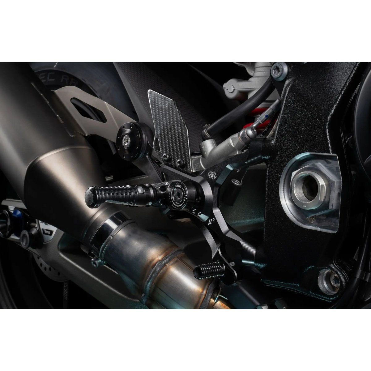 Estriberas retrasadas Gilles MUE2 BMW S 1000 RR
