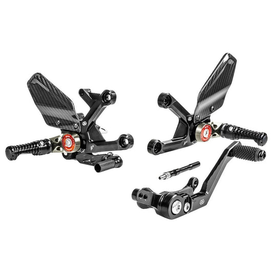 Estriberas Gilles MUE2 Honda CBR1000RR negro rojo