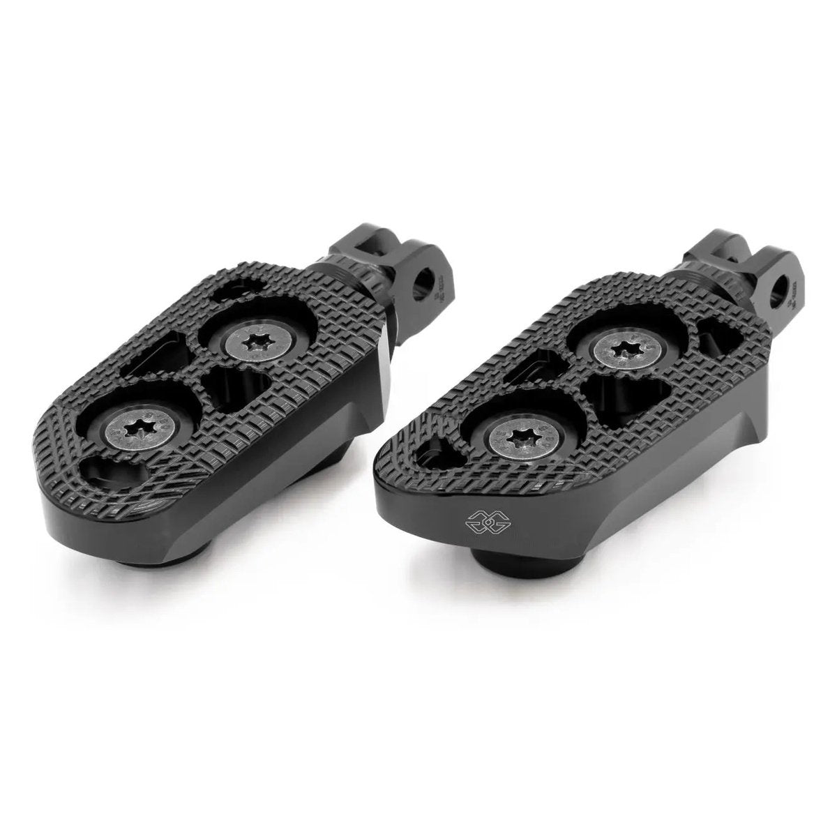Estriberas Gilles aluminio negro RGK-970-UF37