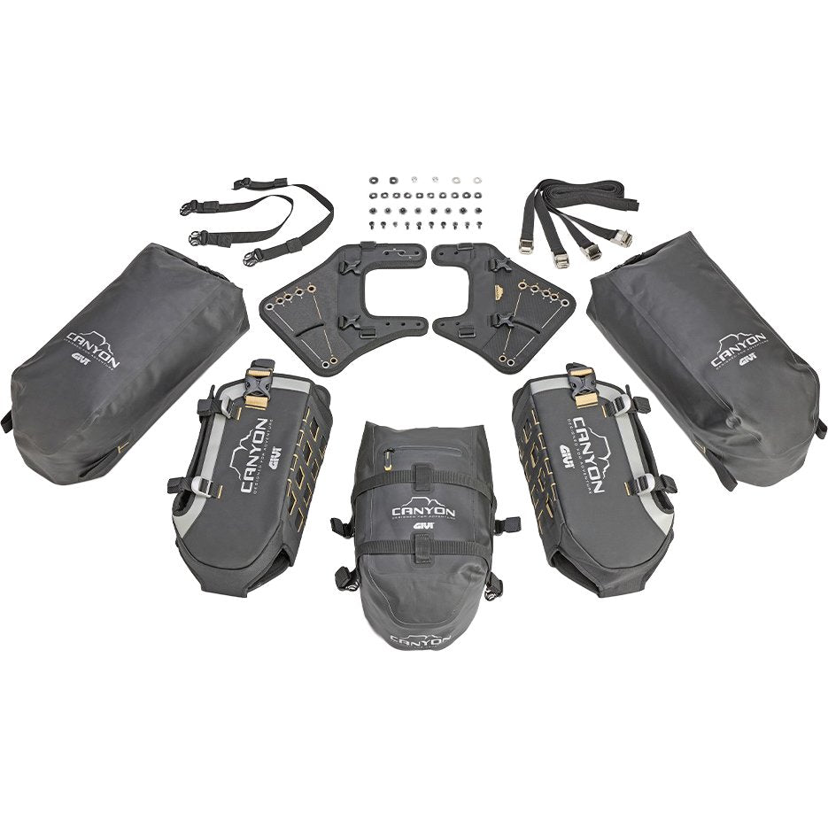 Bolsas Givi GRT721B kit enduro 2 x 16 L + 12 L