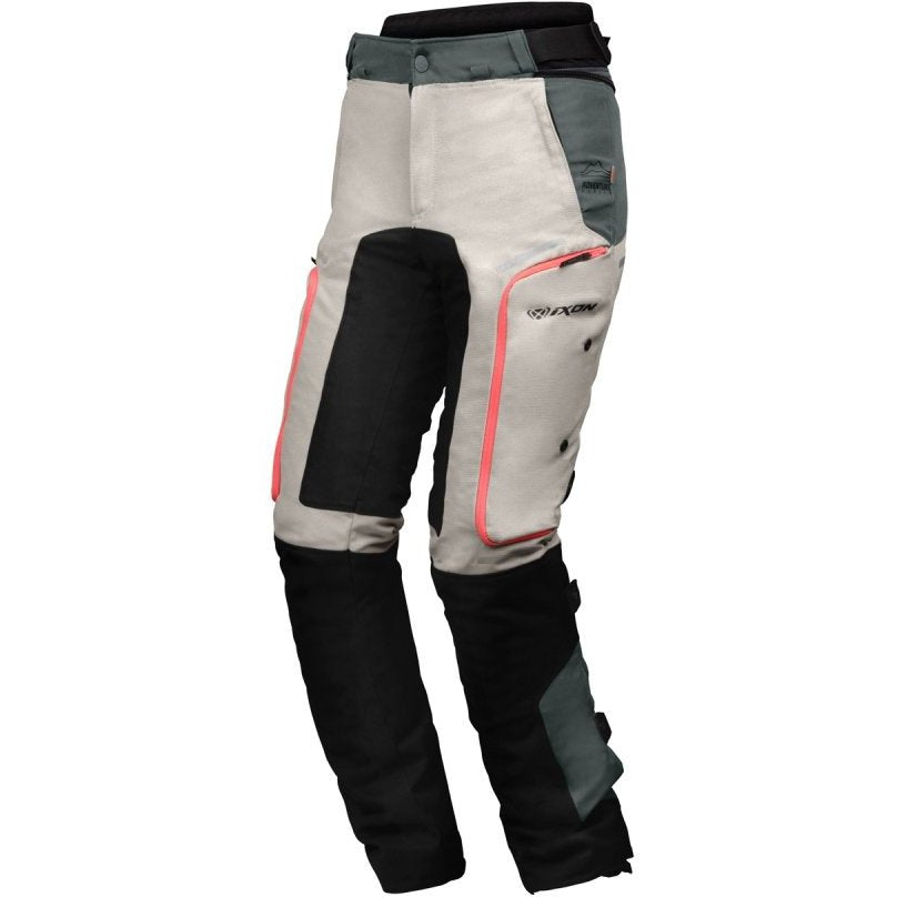 Pantalón Ixon Vidar gris / verde táctico / rojo