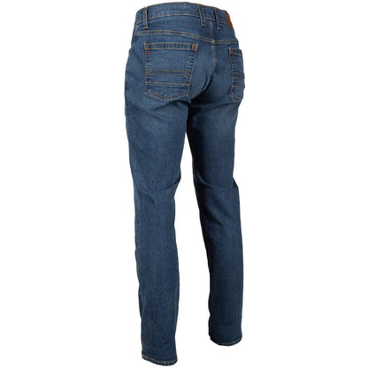Pantalón vaquero Klim K Forty 3 Straight Tapered azul cobalto