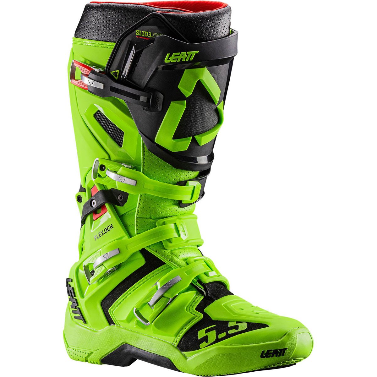 Botas Leatt 5.5 FlexLock Lime Green 2026