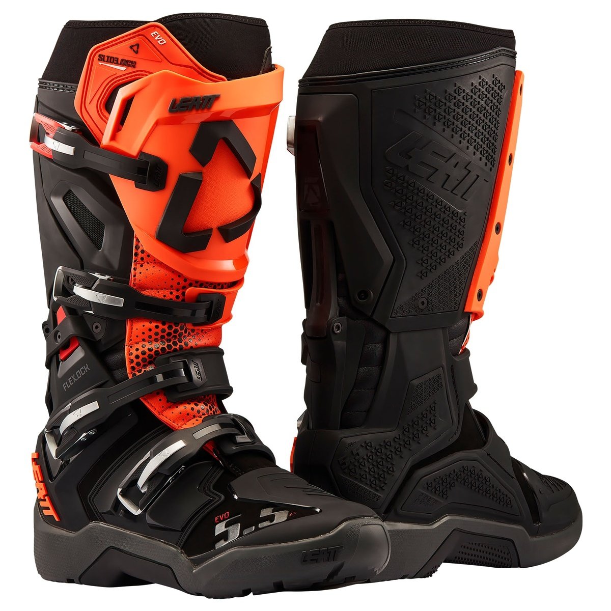 Botas Leatt 5.5 Flexlock Enduro Evo Black / Orange 2027