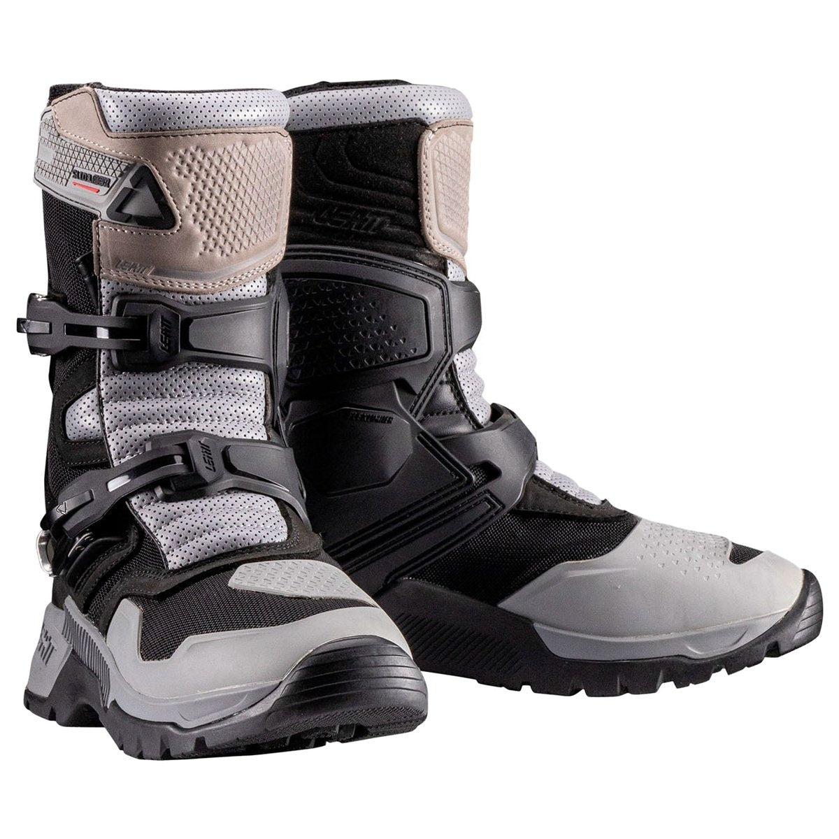 Botas Leatt ADV X-Flow 7.5 cortas negro / gris