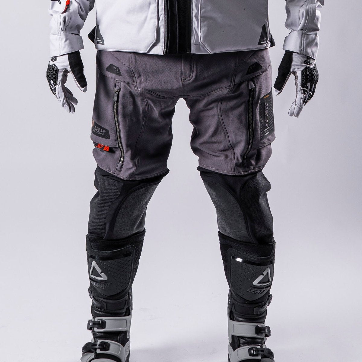 Pantalón Leatt ADV Rally 5.5 negro / gris acero