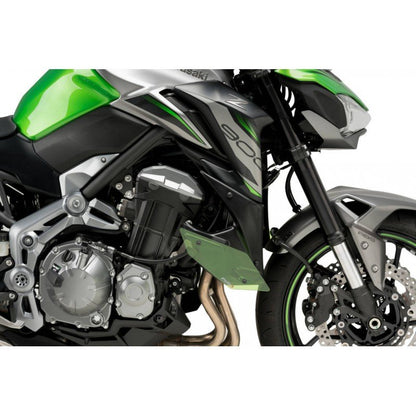 Alerones laterales Puig Downforce Naked Kawasaki Z900 verde
